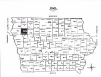Iowa State Map, Cherokee County 1982